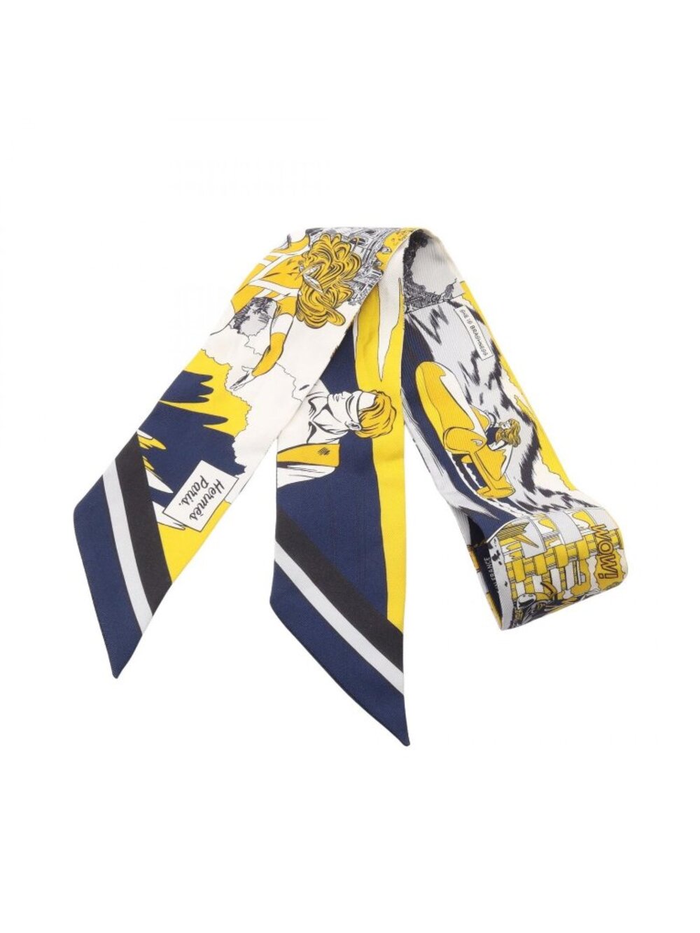 Hermes Scarf Twilly Wow Ribbon Silk